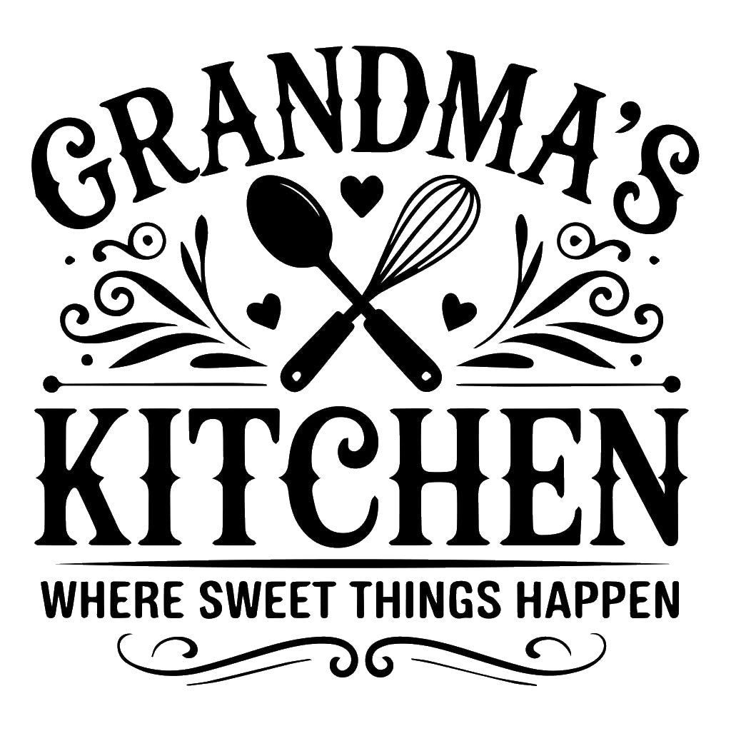 Displaying Grandma Kitchen With Two Utensils stencil photo 7