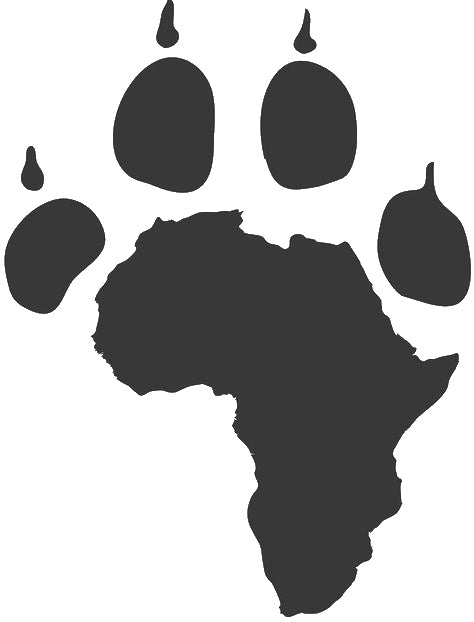 Paw Print Shape With An Of stencil photo 7