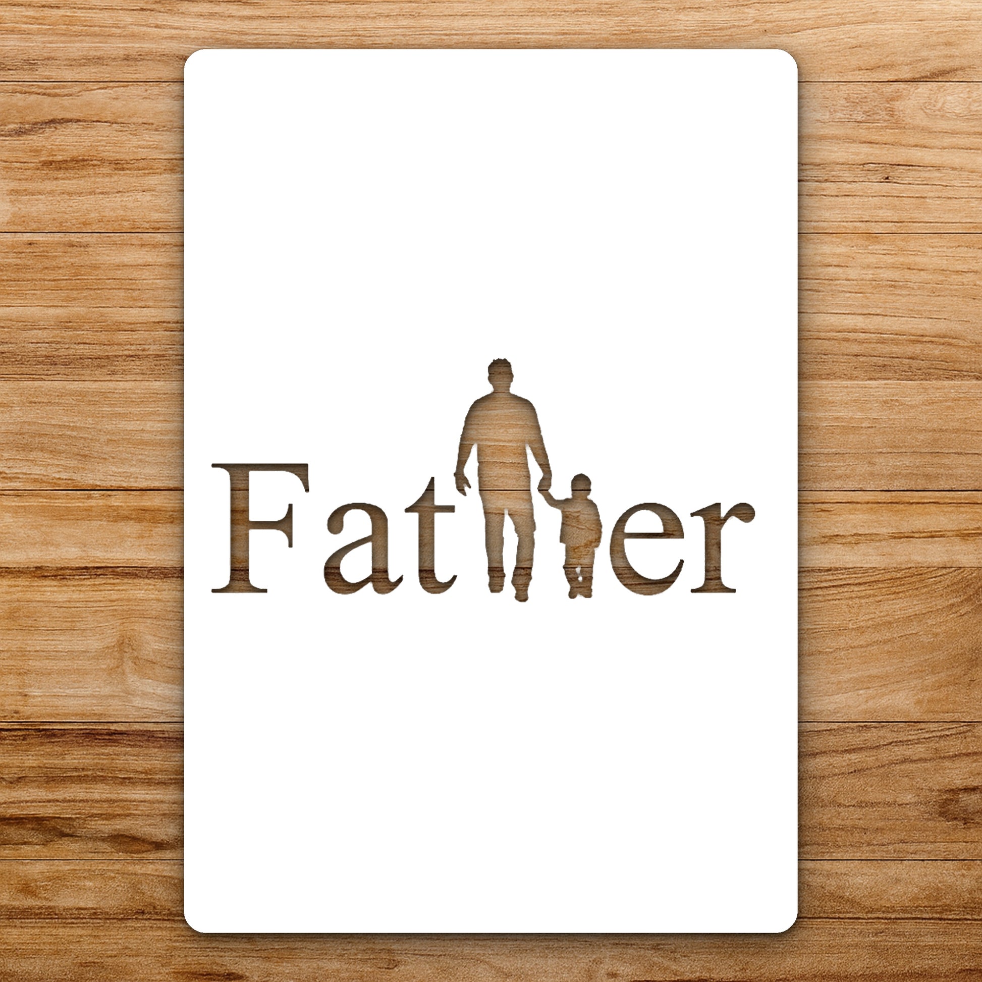 Two Figures Walking Hand In Hand reusable Mylar wall painting stencil