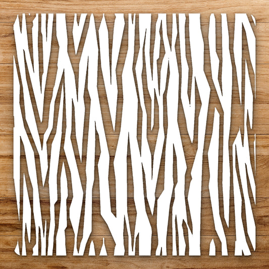 Stripes With Varying Widths That Run reusable Mylar wall painting stencil