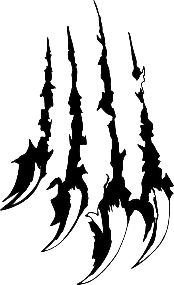 Long Sharp Objects With Jagged Edges stencil photo 7