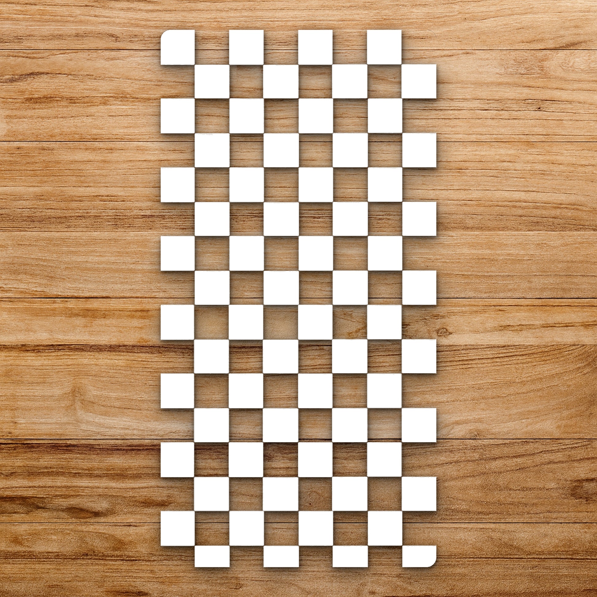 Grid Of Squares Alternating In Two reusable Mylar wall painting stencil