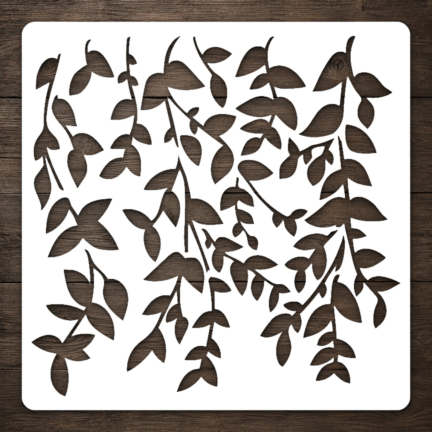 Hanging Vine Leaves Stencil for Art, Home Decor, DIY Crafts, Unique Gifts Template