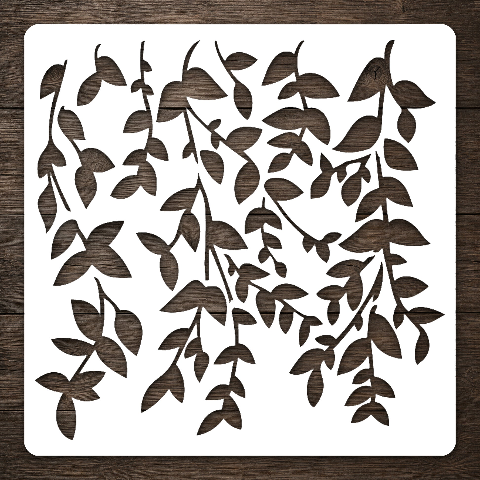 Hanging Vine Leaves Stencil for Art, Home Decor, DIY Crafts, Unique Gifts Template