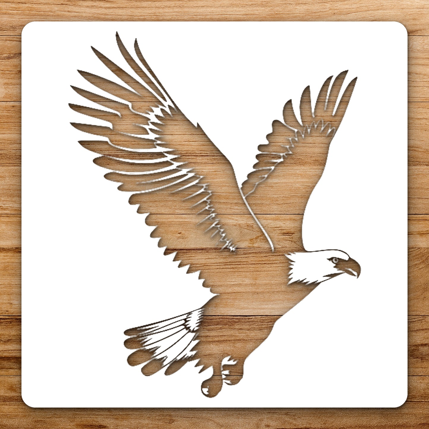 Part 88 Eagle Flight Spread Wings Stencil for Art & DIY Home Decor Crafts Template