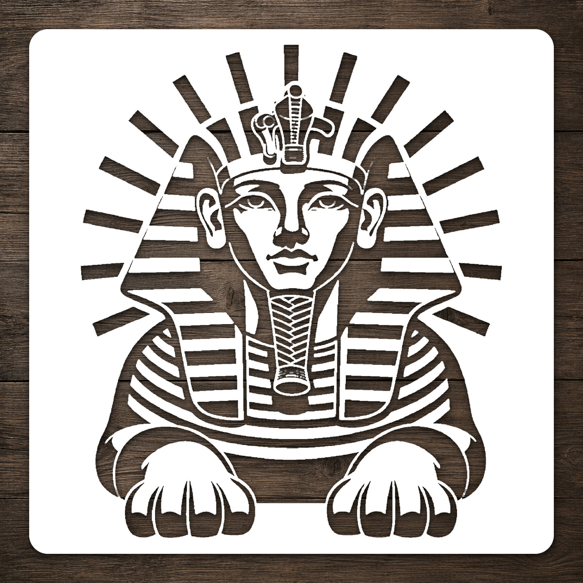 Egyptian Sphinx Stencil for Art, Home Decor, DIY Crafts, Unique Gifts Template