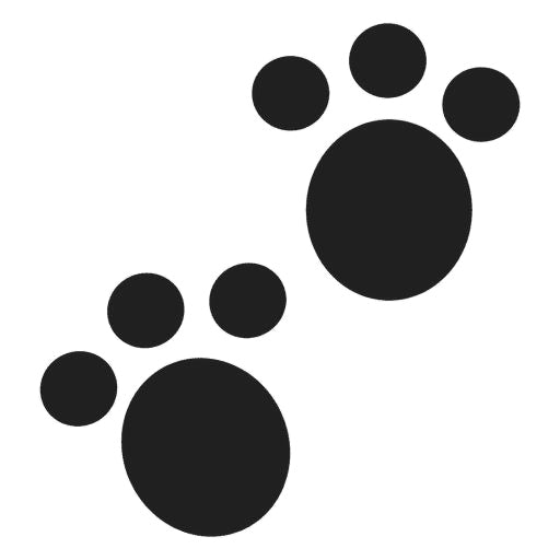 Animal Paw Print Stencil for DIY Crafts, Home Decor, and Unique Gifts Template