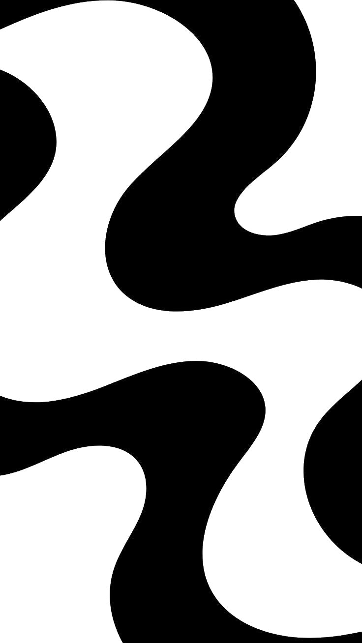 Irregular Shapes With Curves And Twists stencil photo 7
