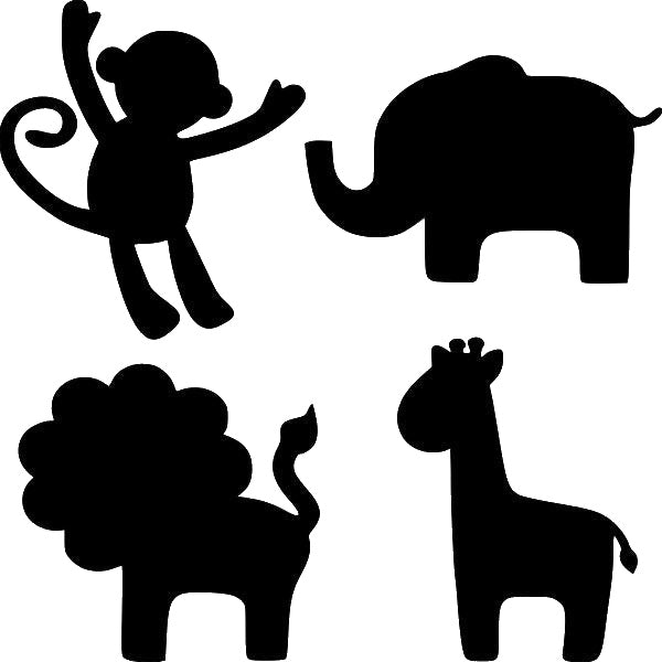 Playful Monkey Jumping Up Reusable Mylar Stencil for Art and DIY Crafts Template