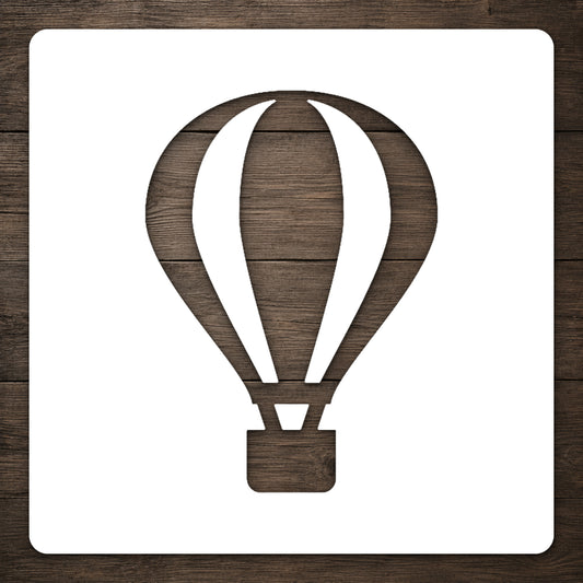Hot Air Balloon Reusable Mylar Stencil for DIY Crafts and Home Decor Template