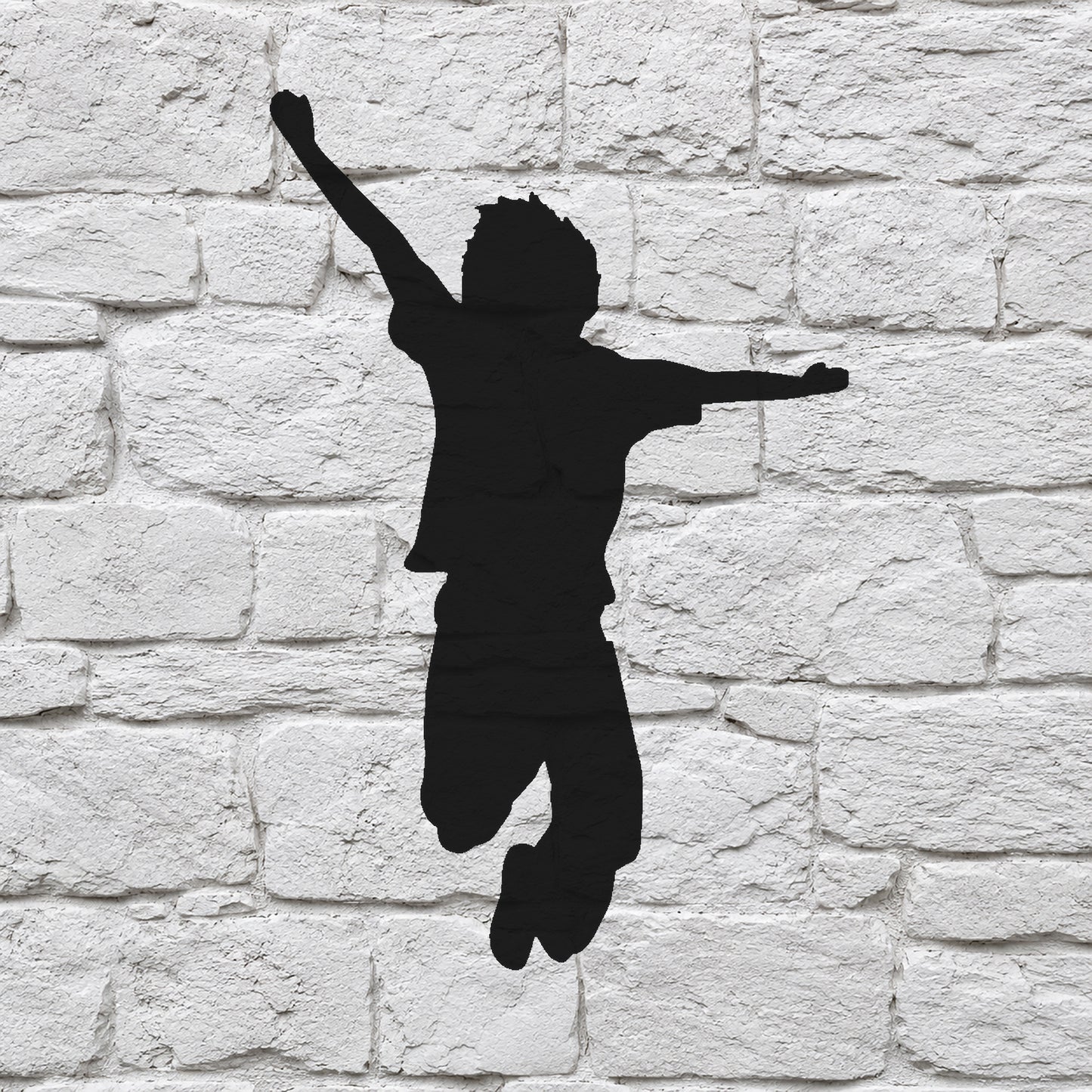 Jumping Child Stencil for Art, Home Decor, DIY Crafts, Unique Gifts Template