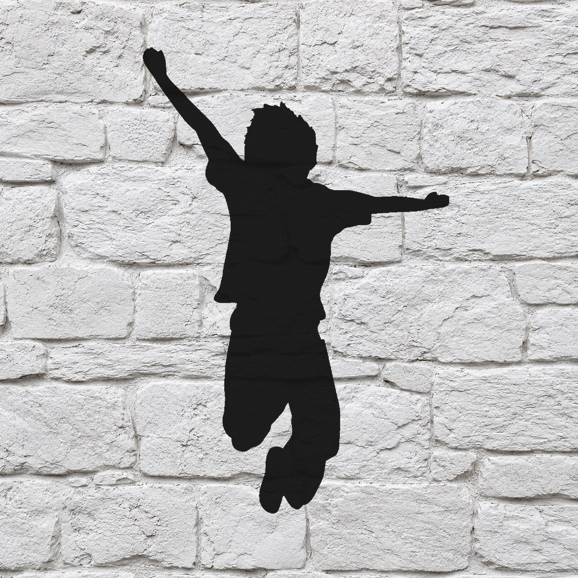 Jumping Child Stencil for Art, Home Decor, DIY Crafts, Unique Gifts Template
