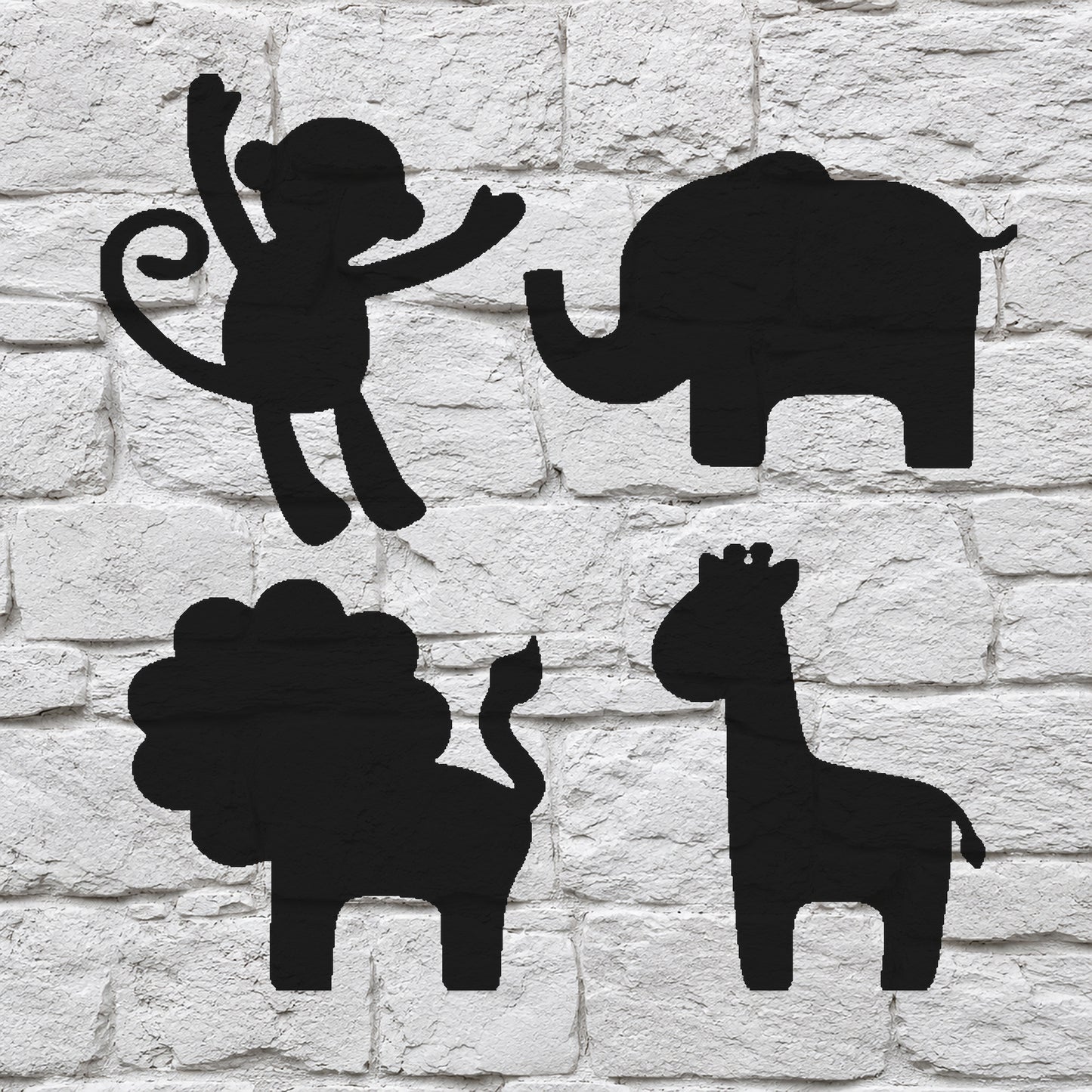 Playful Monkey Jumping Up Reusable Mylar Stencil for Art and DIY Crafts Template