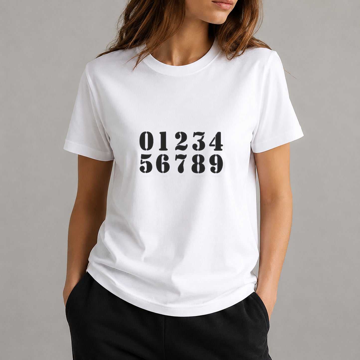 Bold Numbers Stencil 0-9 for Art, Home Decor, DIY Crafts, Unique Gifts Template