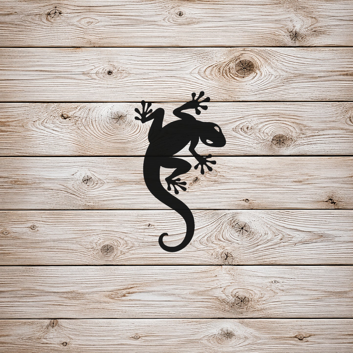 Climbing Gecko Wall Stencil for Art, Home Decor, DIY Crafts, Unique Gifts Template