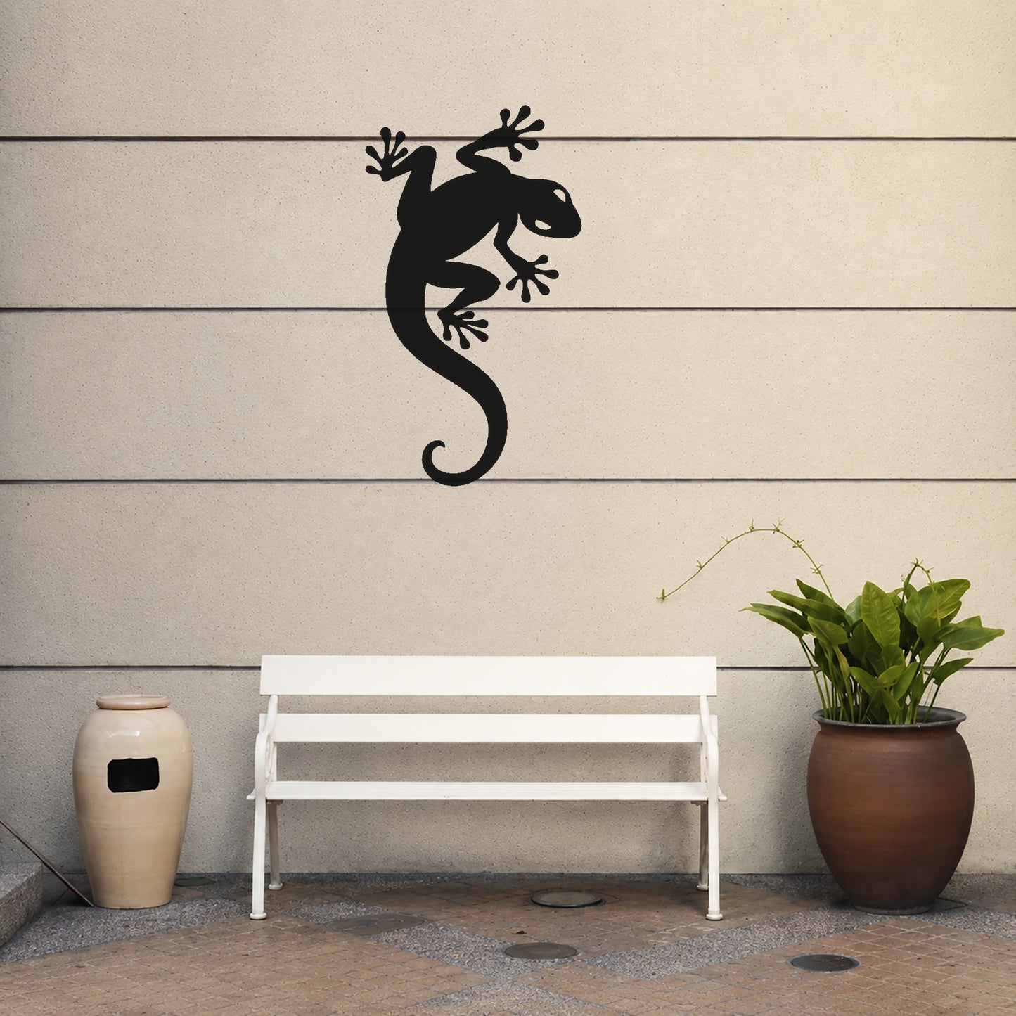 Climbing Gecko Wall Stencil for Art, Home Decor, DIY Crafts, Unique Gifts Template