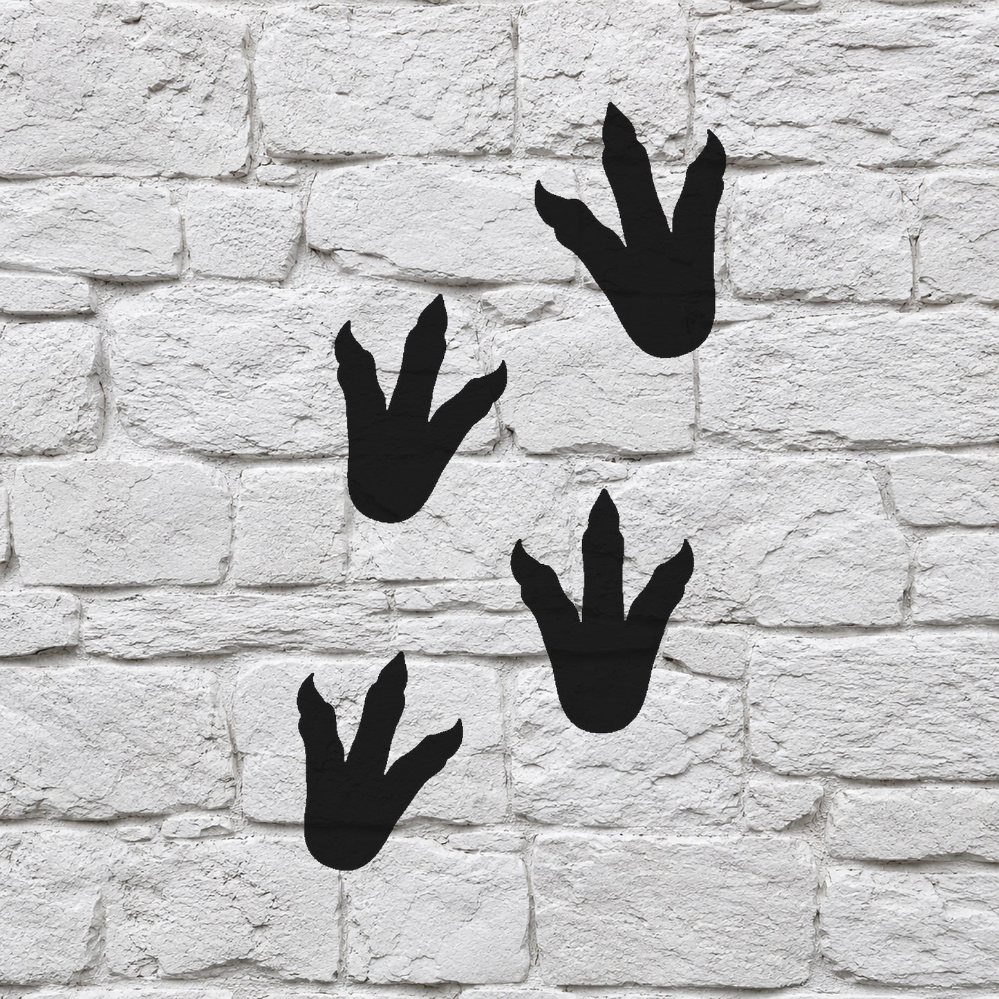 Dinosaur Footprints Stencil Set for Art, Home Decor, DIY Crafts, Unique Gifts Template