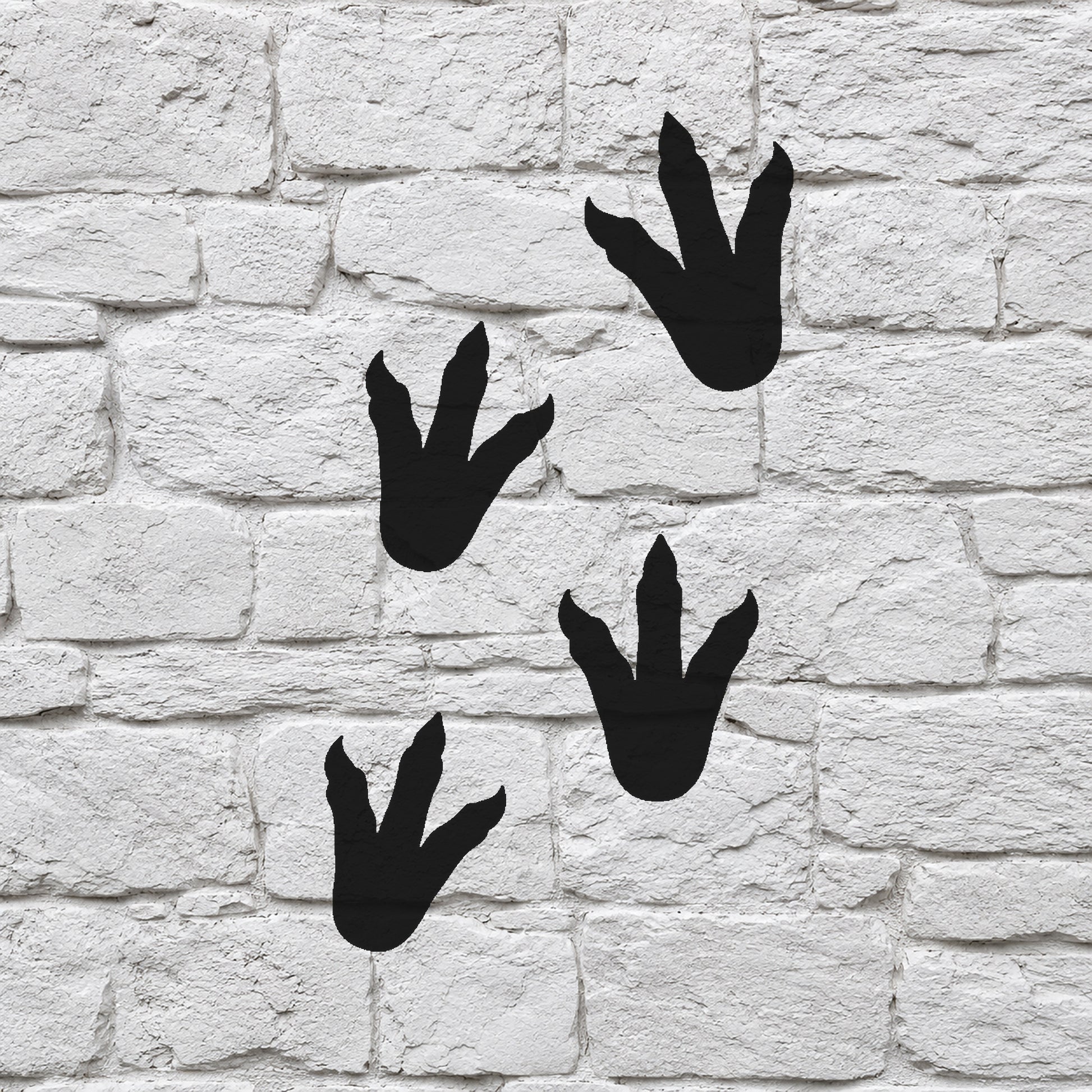 Dinosaur Footprints Stencil Set for Art, Home Decor, DIY Crafts, Unique Gifts Template