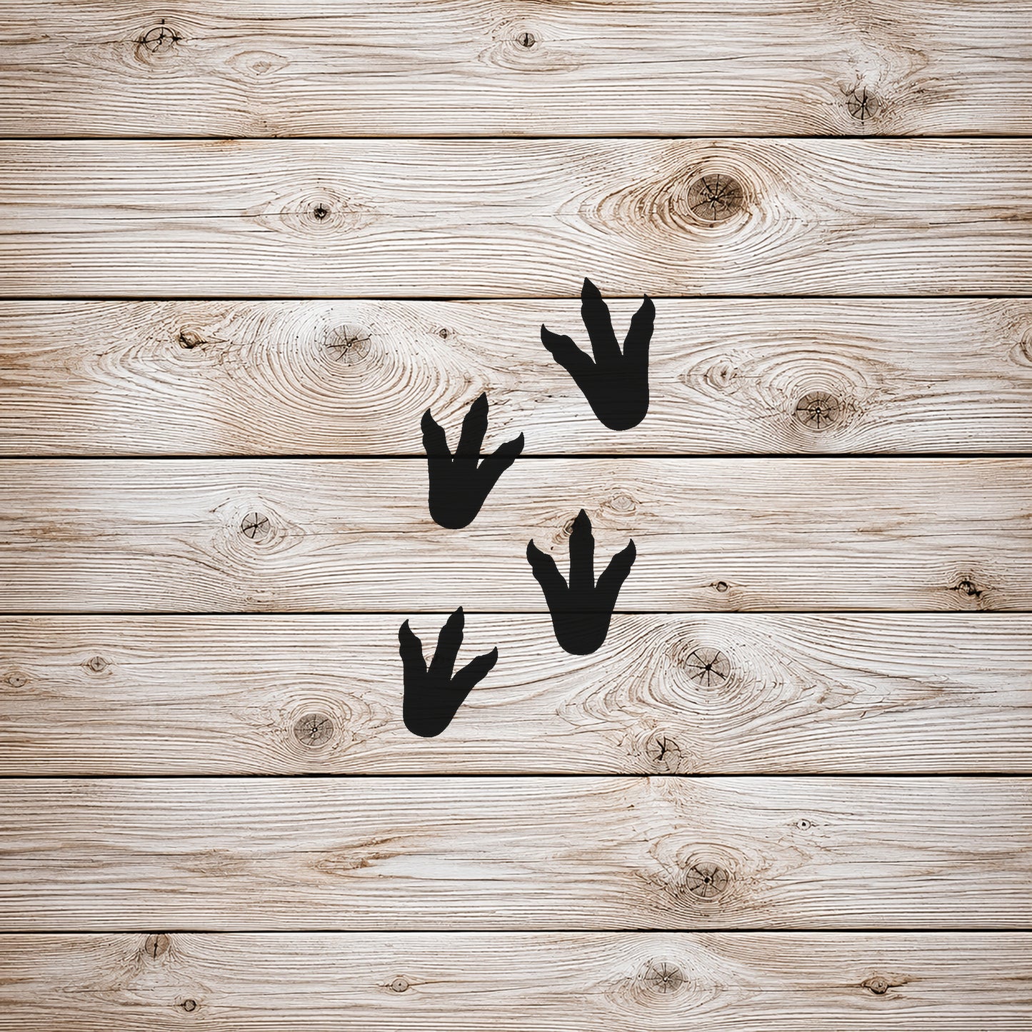 Dinosaur Footprints Stencil Set for Art, Home Decor, DIY Crafts, Unique Gifts Template