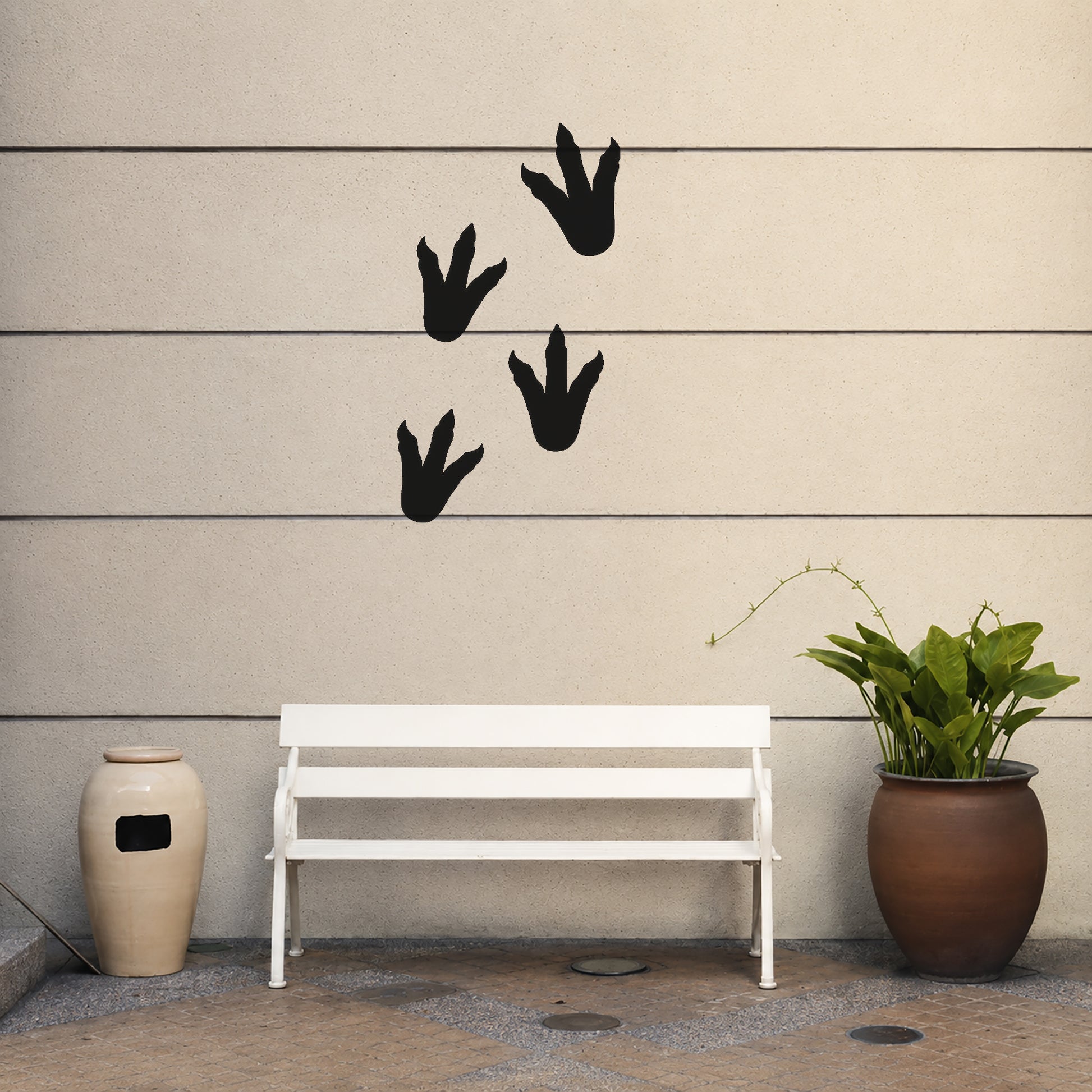 Dinosaur Footprints Stencil Set for Art, Home Decor, DIY Crafts, Unique Gifts Template