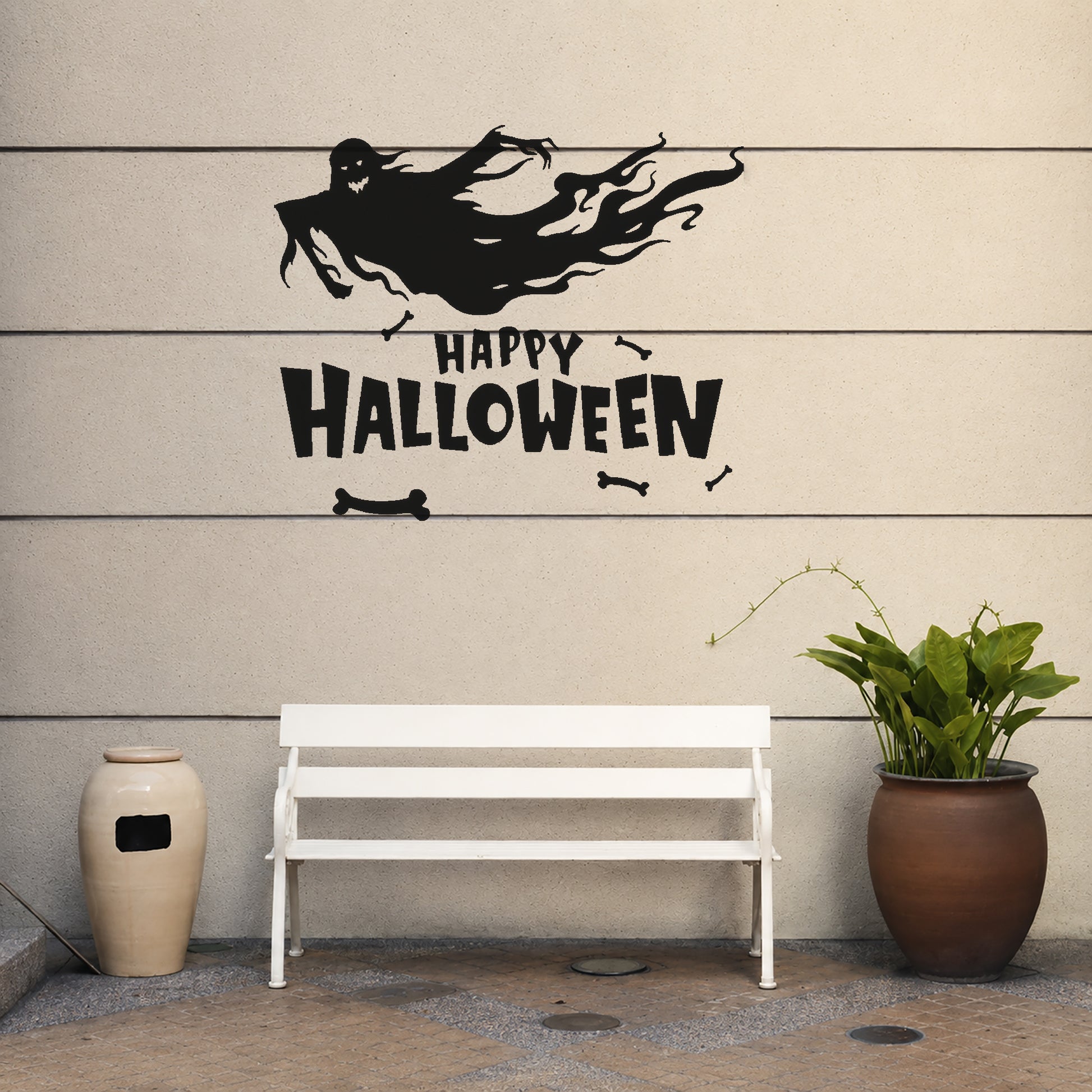Floating Ghost Halloween Stencil for Art, Home Decor, DIY Crafts, Unique Gifts Template