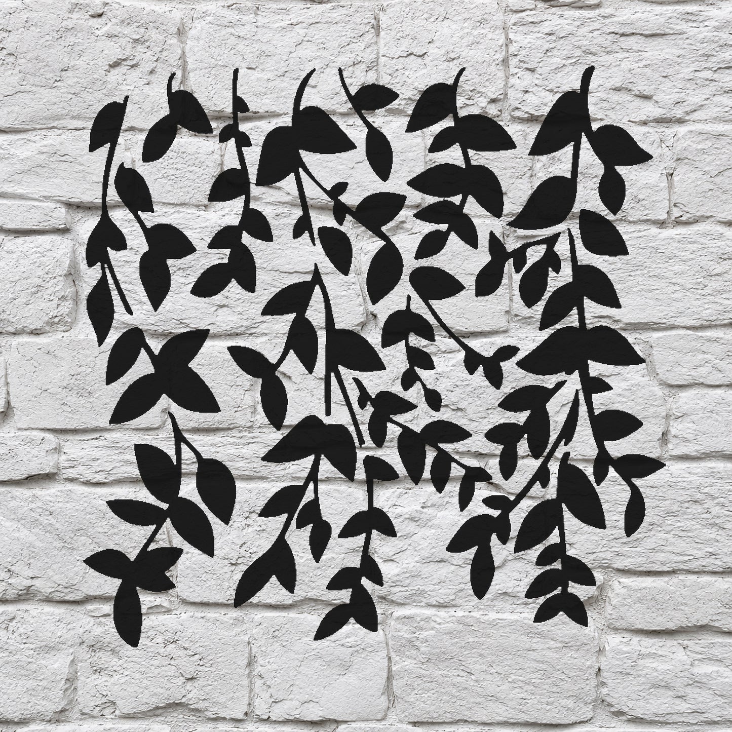 Hanging Vine Leaves Stencil for Art, Home Decor, DIY Crafts, Unique Gifts Template