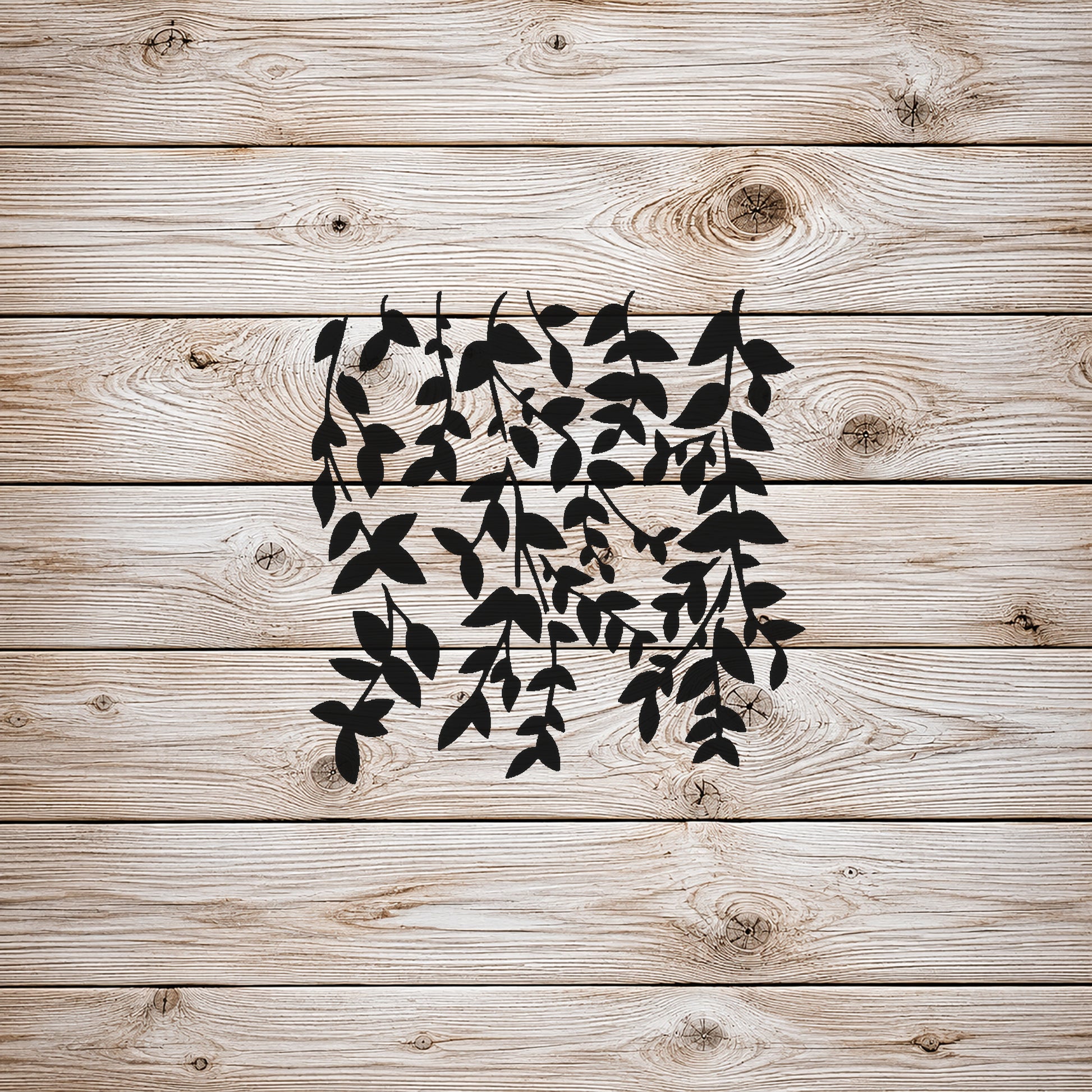 Hanging Vine Leaves Stencil for Art, Home Decor, DIY Crafts, Unique Gifts Template