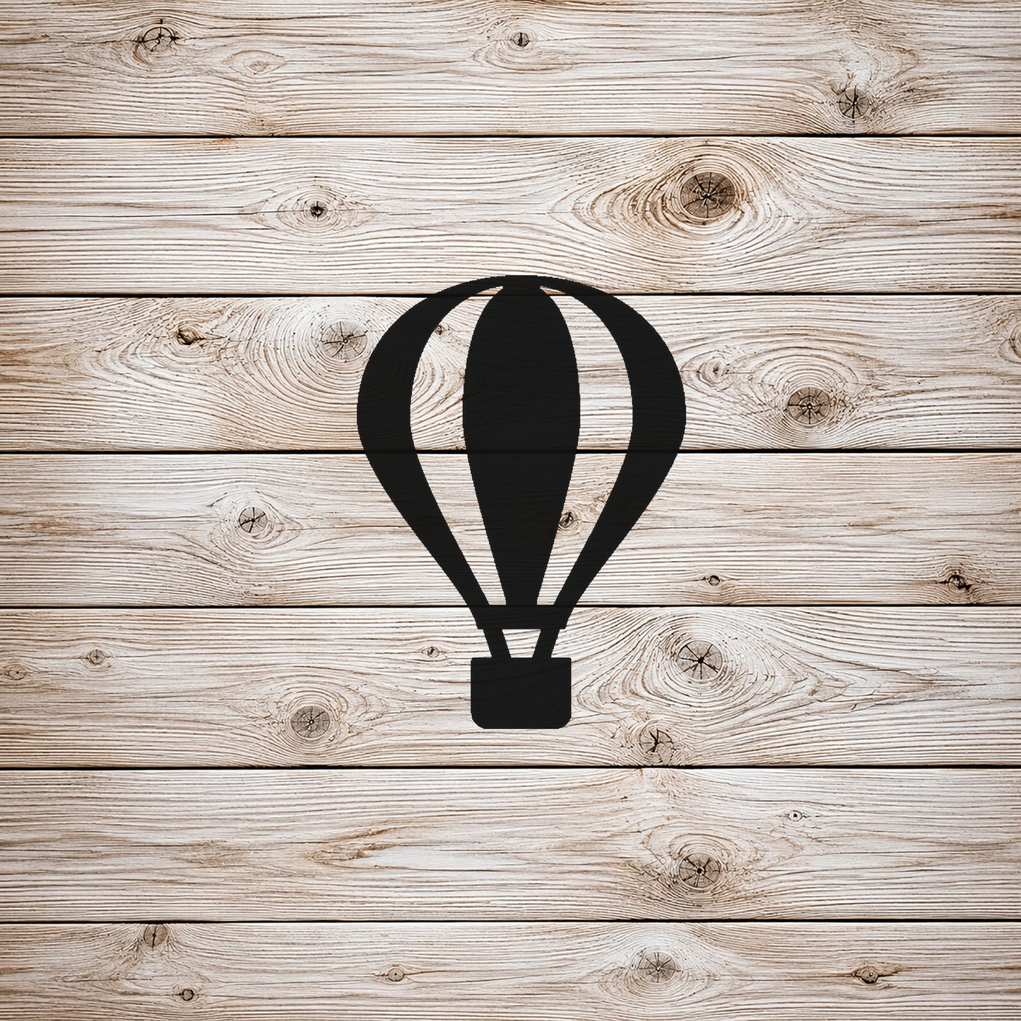 Hot Air Balloon Reusable Mylar Stencil for DIY Crafts and Home Decor Template