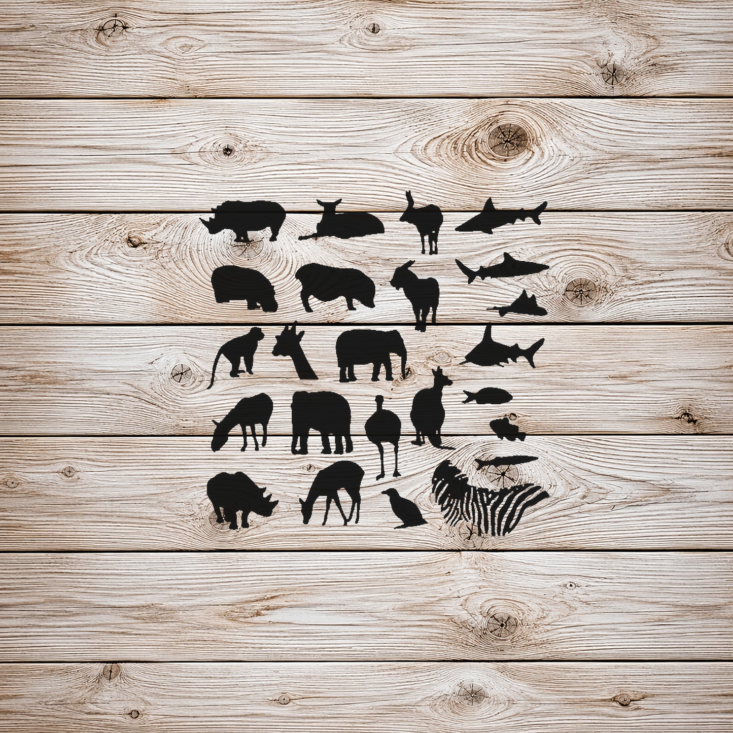 Various Animal Reusable Mylar Stencil for Art, Home Decor, DIY Crafts, Unique Gifts Template