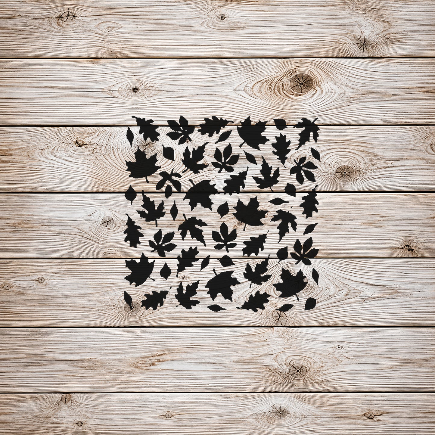 Various Types of Maple Leaves Stencil for Art, Home Decor, and DIY Crafts Template