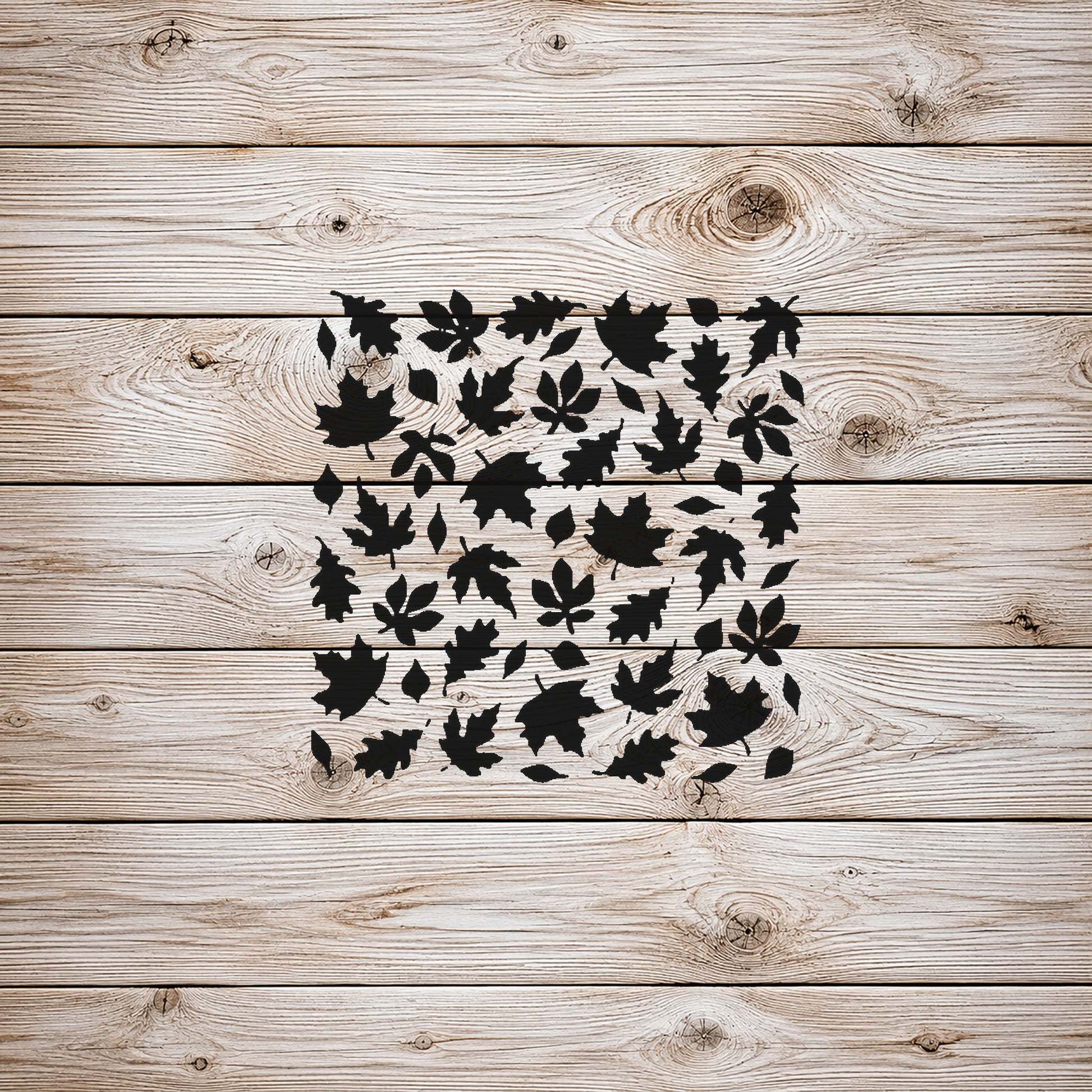 Various Types of Maple Leaves Stencil for Art, Home Decor, and DIY Crafts Template