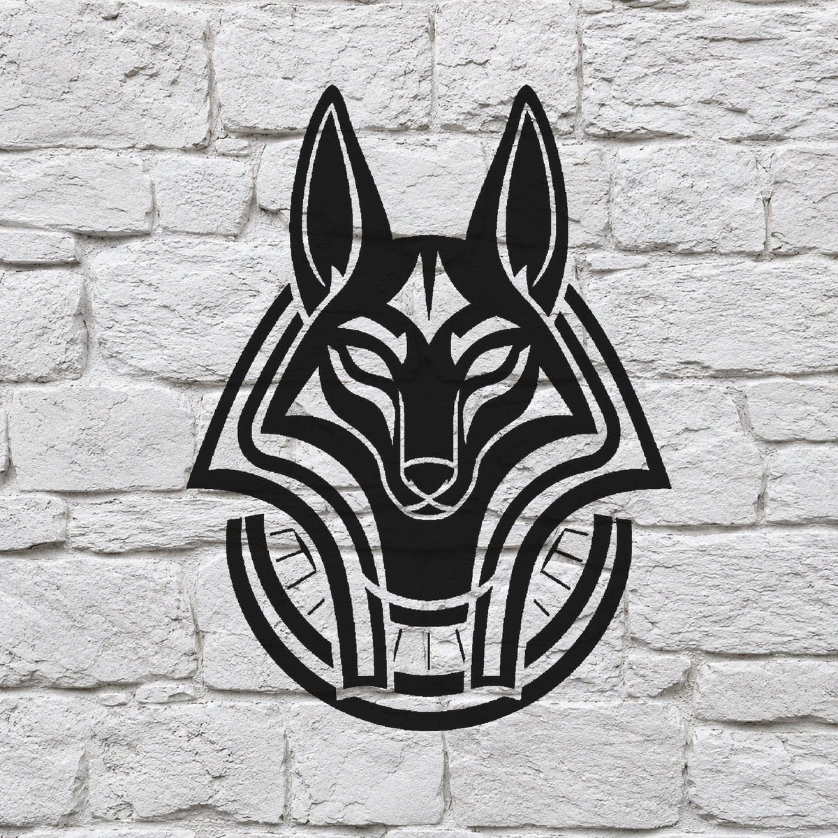 Anubis Jackal Guardian Stencil for DIY Art, Home Decor, and Unique Gifts Template