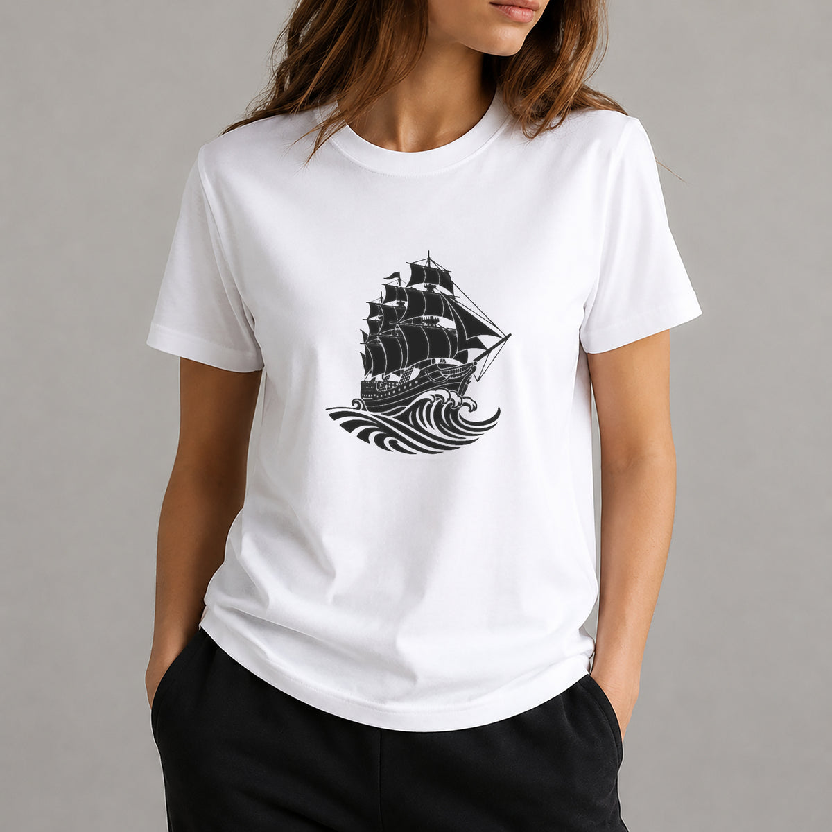 Classic Sailing Ship Stencil for Art, Home Decor, DIY Crafts, Unique Gifts Template