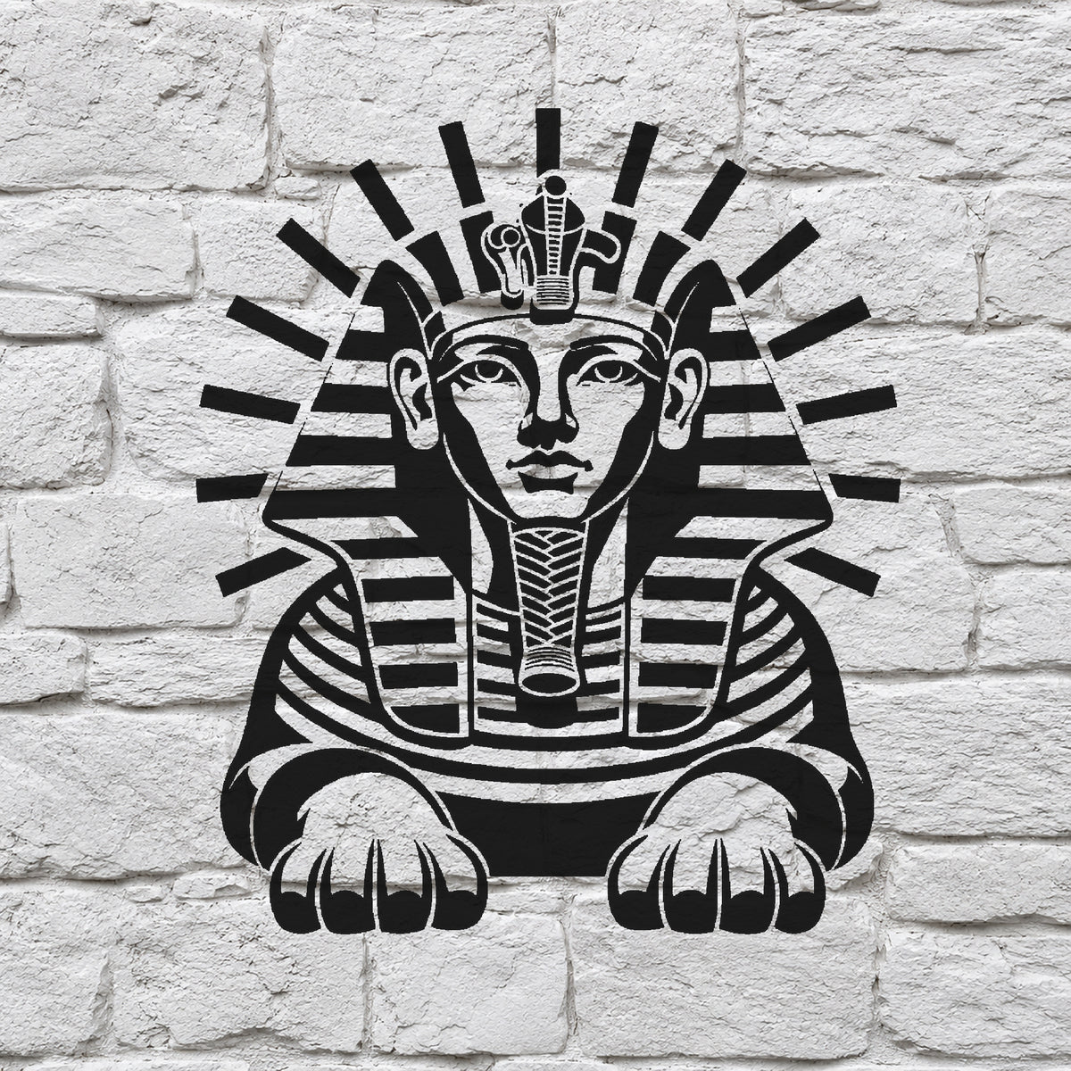 Egyptian Sphinx Stencil for Art, Home Decor, DIY Crafts, Unique Gifts Template