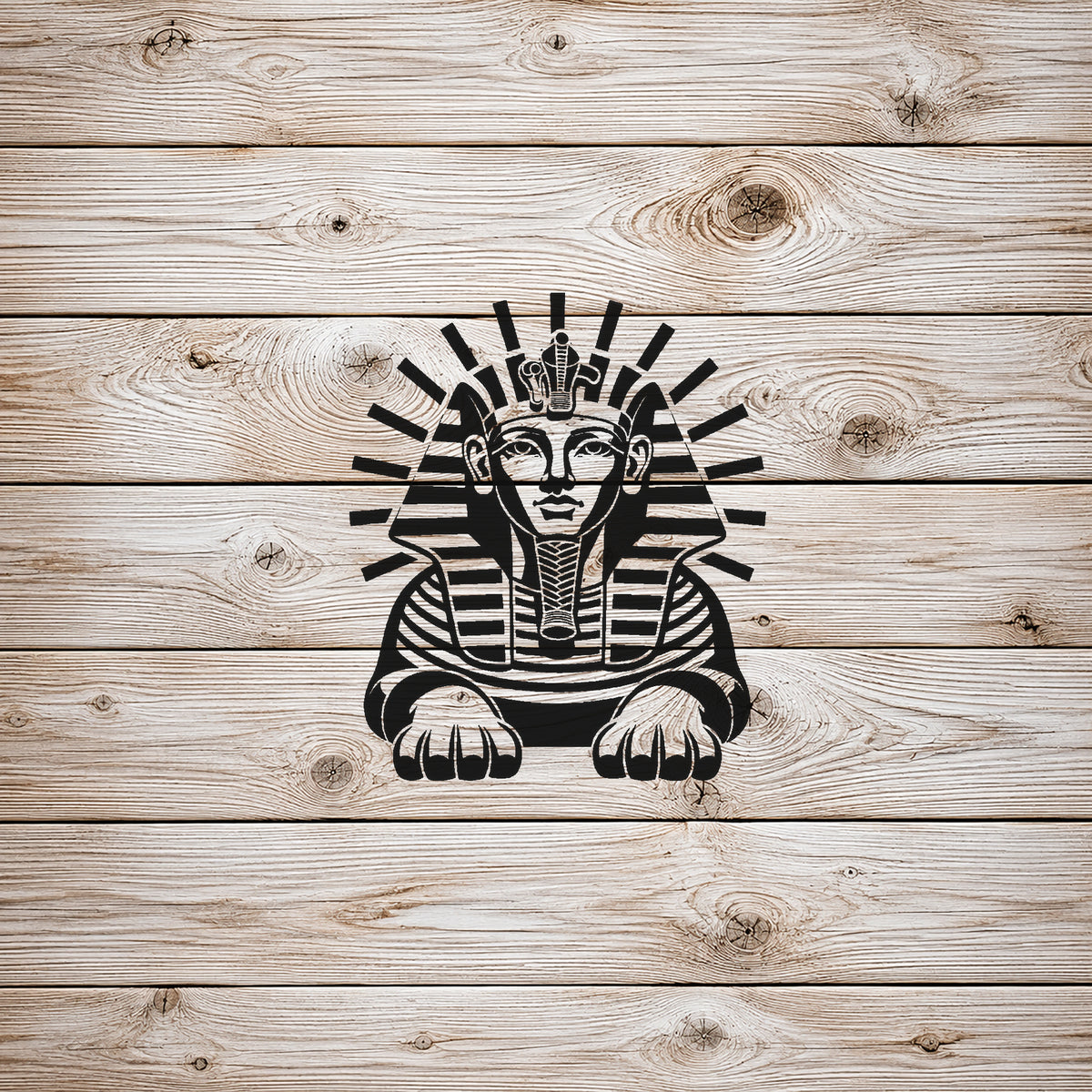 Egyptian Sphinx Stencil for Art, Home Decor, DIY Crafts, Unique Gifts Template
