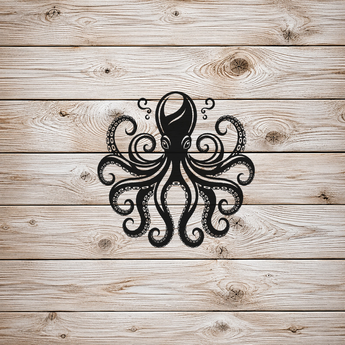 Giant Octopus Stencil for Art, Home Decor, DIY Crafts & Unique Gifts Template