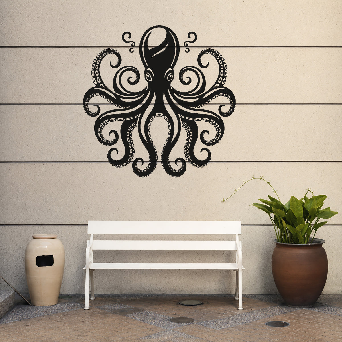 Giant Octopus Stencil for Art, Home Decor, DIY Crafts & Unique Gifts Template