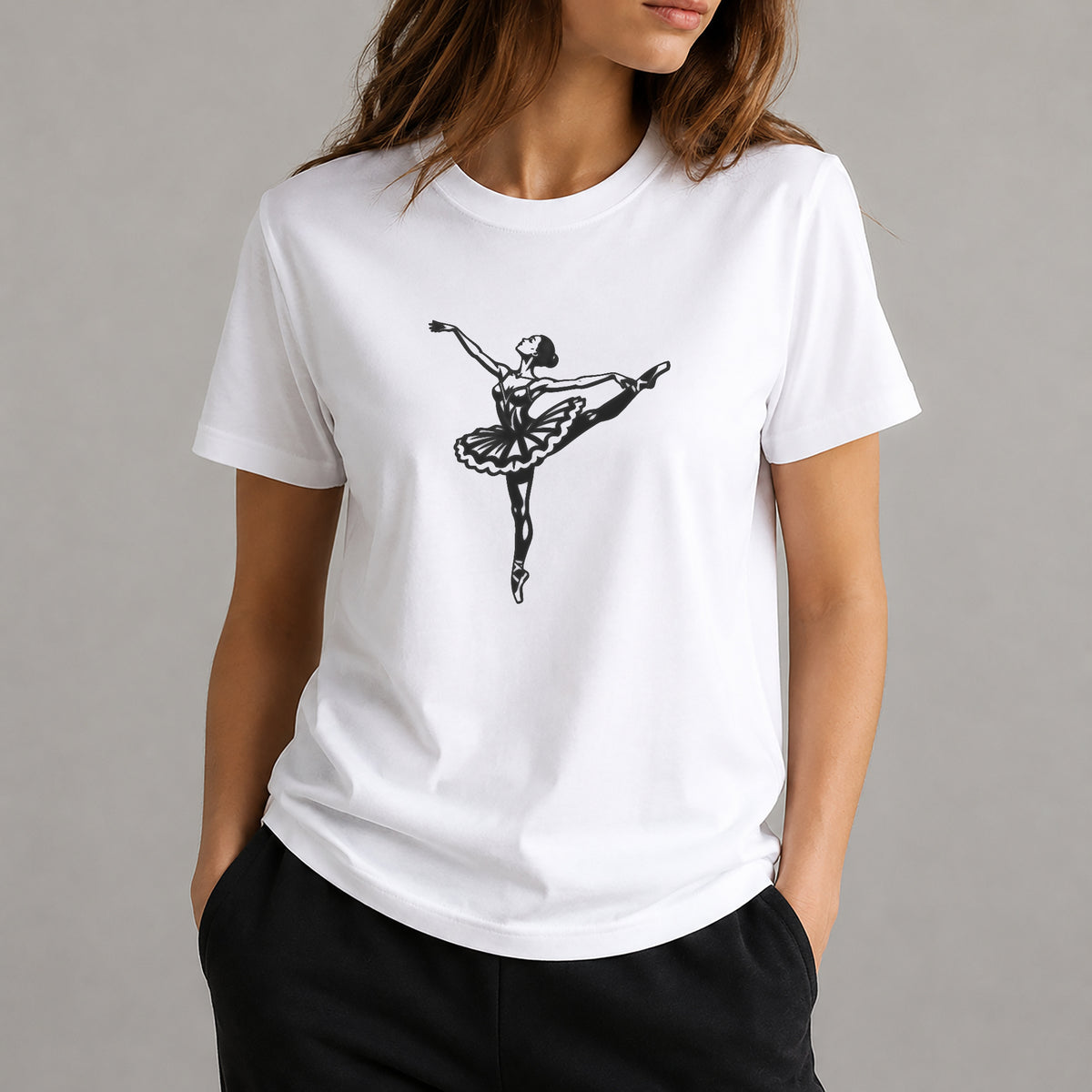 Graceful Ballet Dancer Arabesque Stencil for Art, Home Decor & DIY Crafts Template