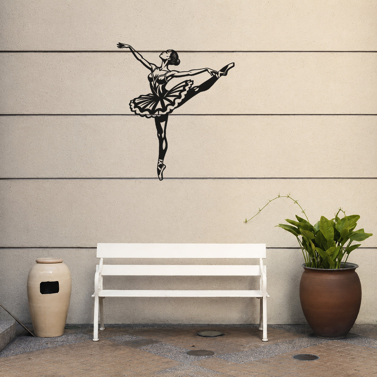 Graceful Ballet Dancer Arabesque Stencil for Art, Home Decor & DIY Crafts Template