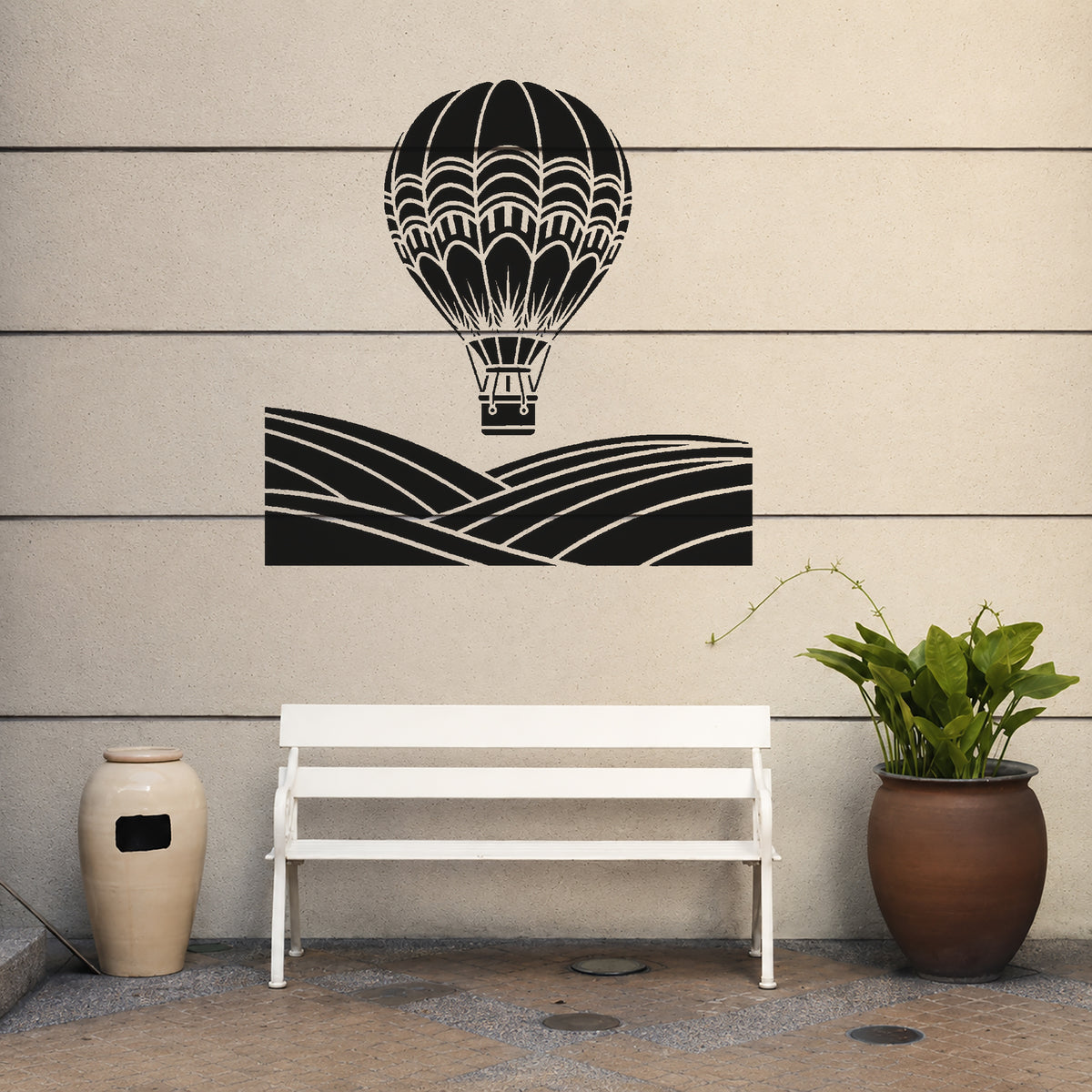 Hot Air Balloon Stencil for Art, Home Decor, DIY Crafts & Unique Gifts Template