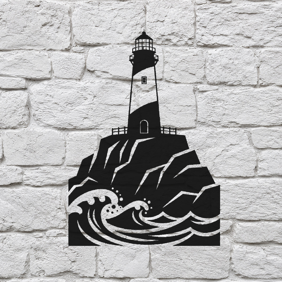 Majestic Lighthouse Stencil for Art, Home Decor & DIY Crafts Template