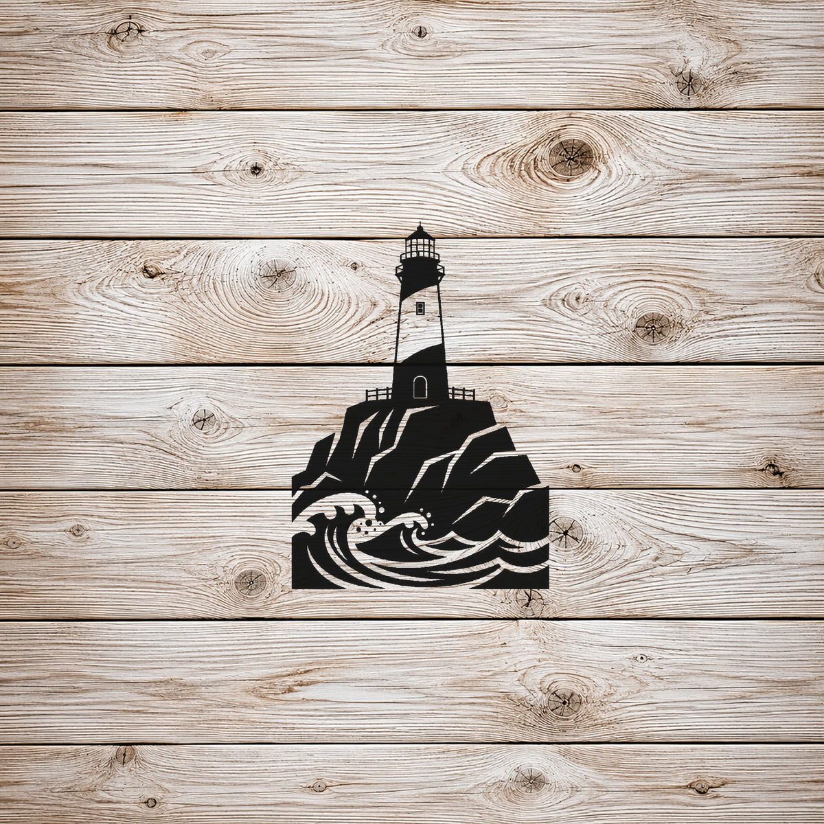 Majestic Lighthouse Stencil for Art, Home Decor & DIY Crafts Template