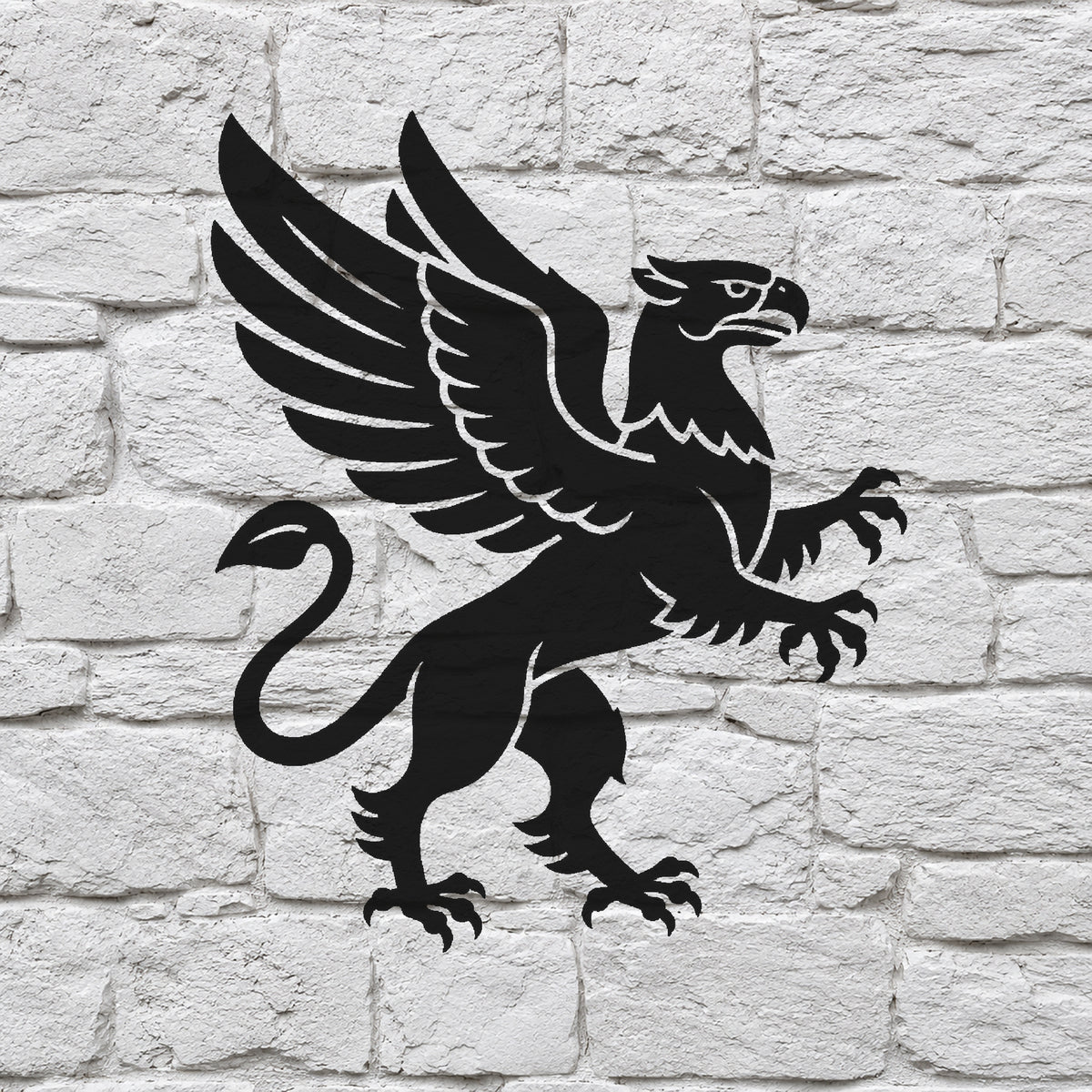 Medieval Griffin Stencil - Reusable Mylar Art for Home Decor & DIY Crafts Template