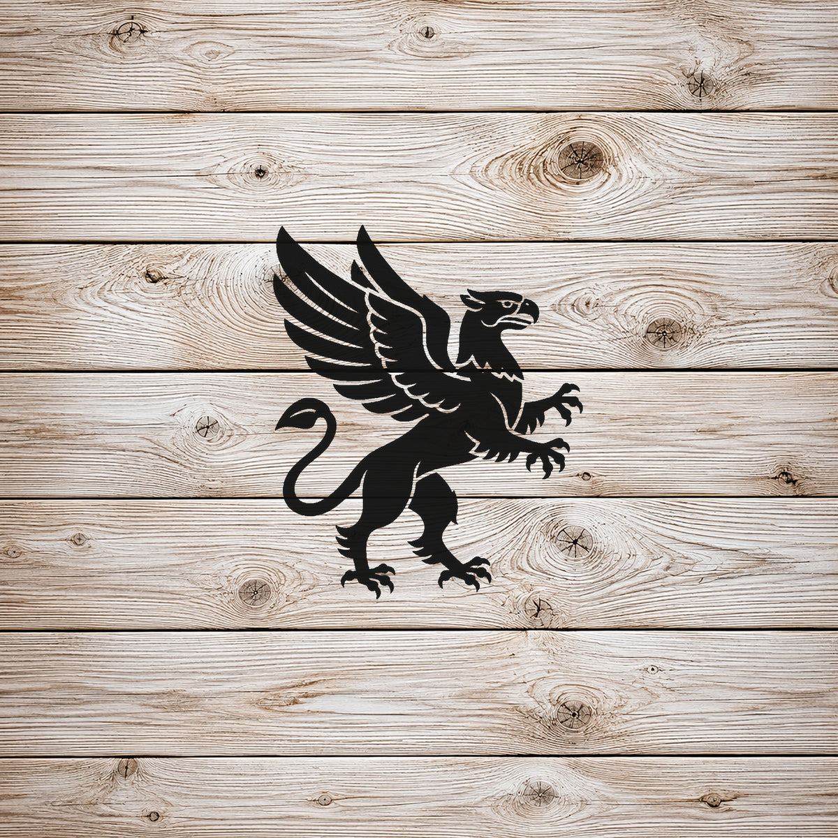 Medieval Griffin Stencil - Reusable Mylar Art for Home Decor & DIY Crafts Template