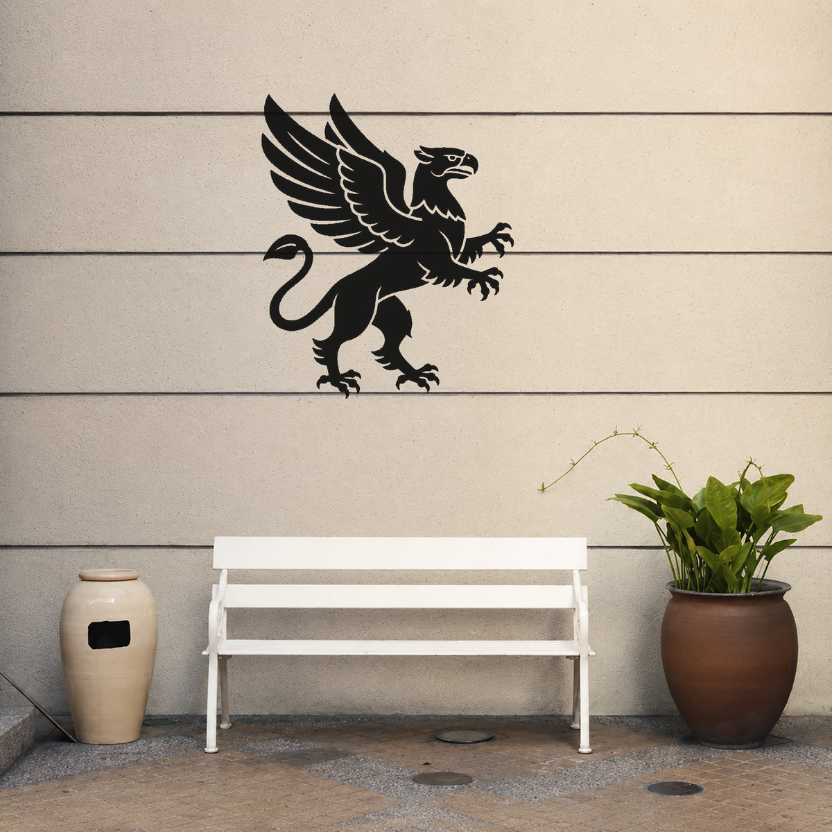 Medieval Griffin Stencil - Reusable Mylar Art for Home Decor & DIY Crafts Template