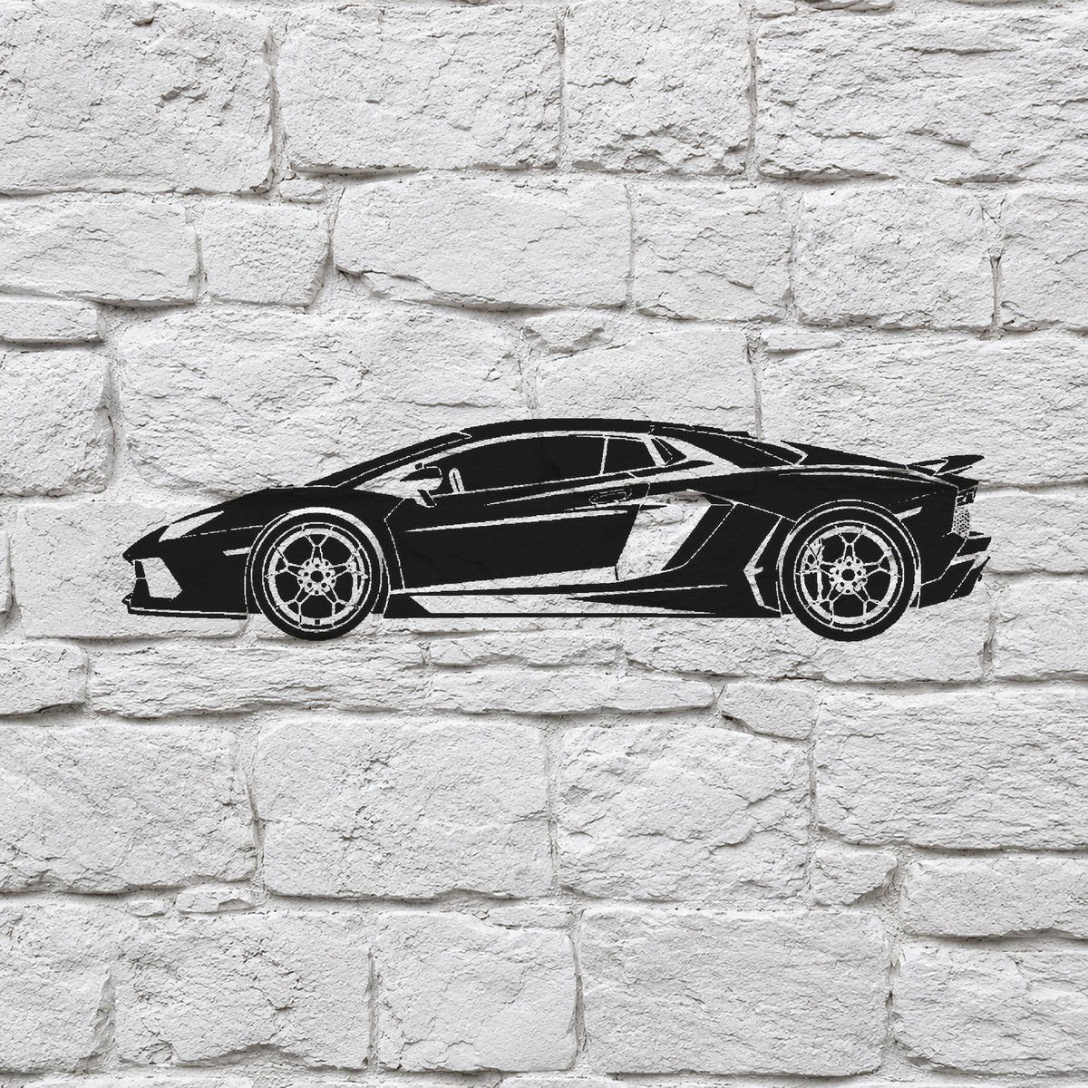 Modern Exotic Supercar Stencil for Art, Home Decor, DIY Crafts, Unique Gifts Template