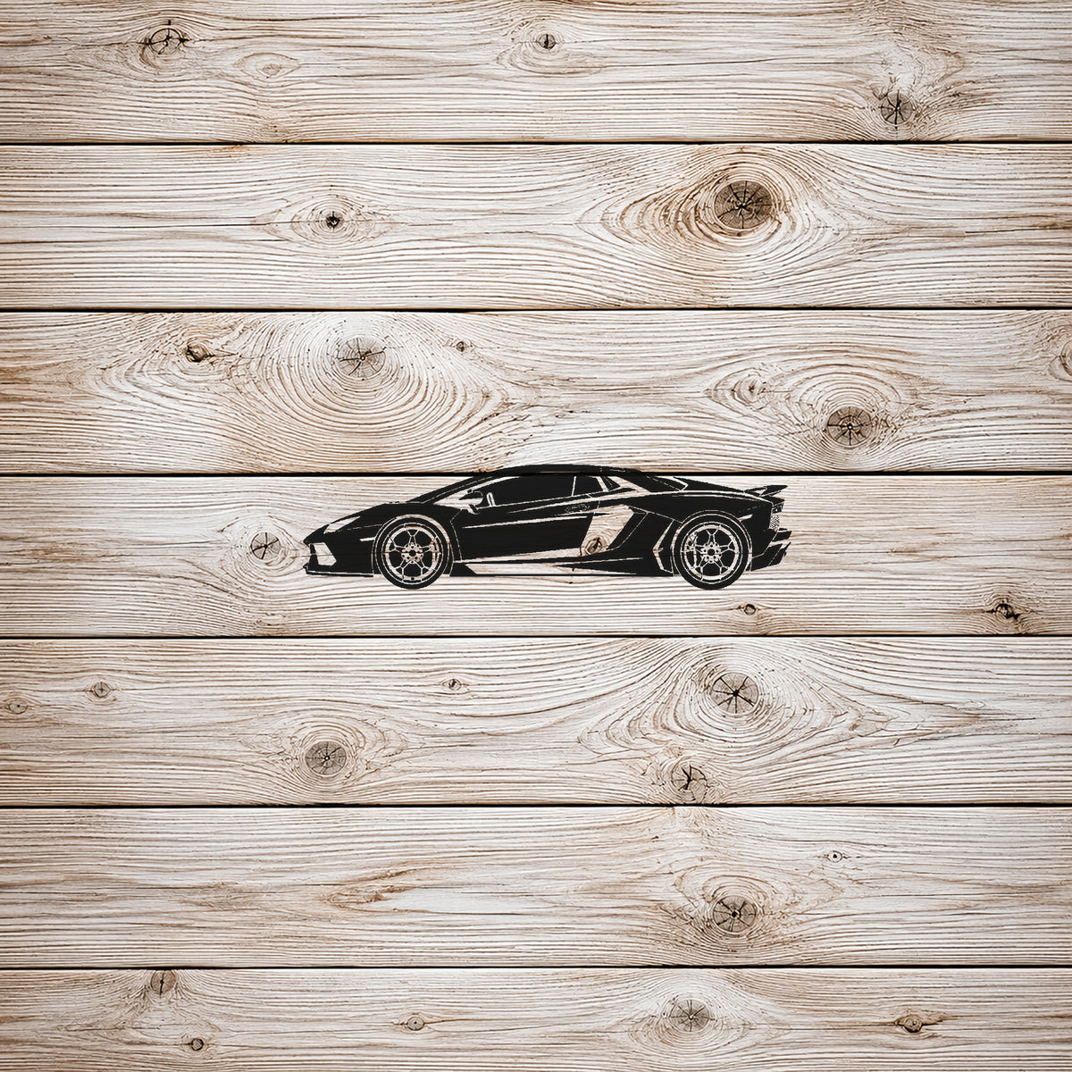 Modern Exotic Supercar Stencil for Art, Home Decor, DIY Crafts, Unique Gifts Template