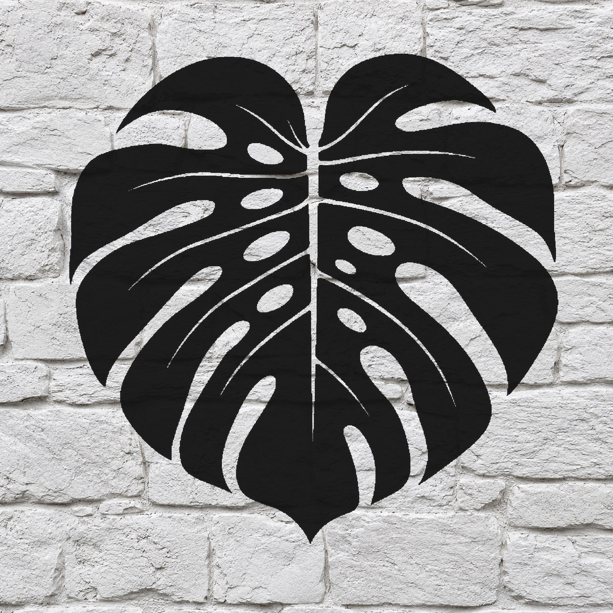 Monstera Leaves Tropical Botanical Reusable Mylar Stencil for Art & Home Decor Template