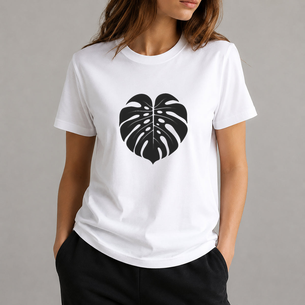 Monstera Leaves Tropical Botanical Reusable Mylar Stencil for Art & Home Decor Template