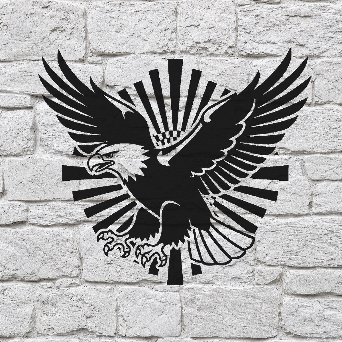 Powerful Bald Eagle Stencil for Art, Home Decor, DIY Crafts, Unique Gifts Template